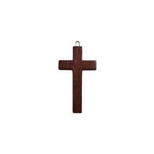 3 for $5 Small Brown Wooden Cross Pendant